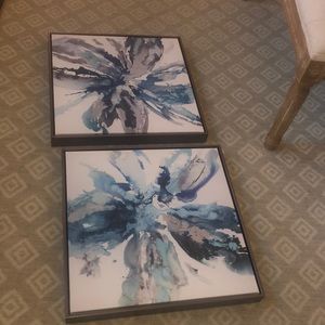 2 12x12 paintings